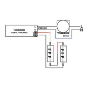 Brumberg Leuchten - LED-Betriebsgerät LED-Konverter 17640000 350mA 10W Phasendim