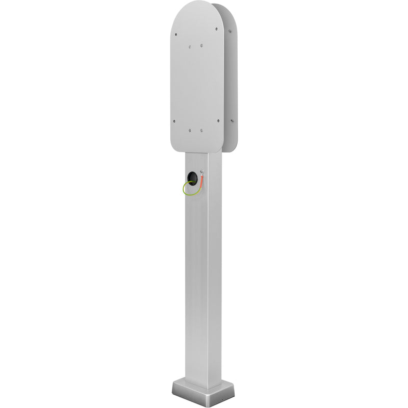 Technivolt - Zubehör/Ersatzteile für E-Mobility Alu-Standfuß m.Montagepl. 0010/6350 f.Wallbox,doppelstg
