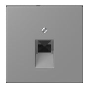 Jung - Einsatz/Abdeckung für Kommunikationstechnik Abdeckung für IAE/UAE LC 969-1 UA 203 gris 31