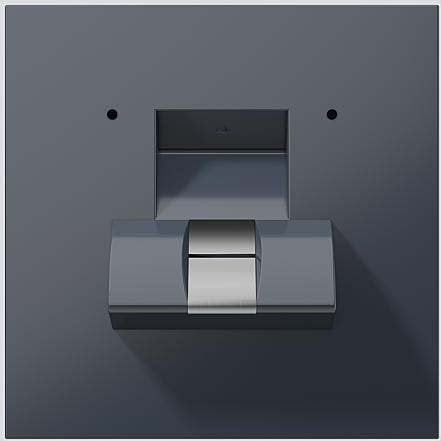 Siedle&Söhne - Zutrittskontrollsystem Fingerprint-Modul FPM 600-0 AG Anthrazitgrau