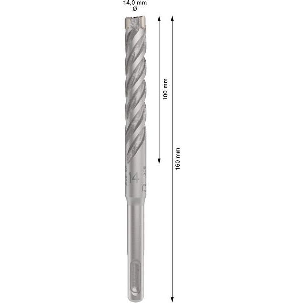 Bosch - Bohrer PRO SDS plus-5X 2608833816 Hammerbohrer 14 x