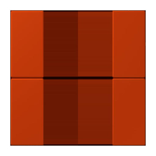 Jung - Abdeckung/Bedienelement für Installationsschalterprogramme Tastensatz 2fach LC 502 TSA 244 rouge vermillon 59