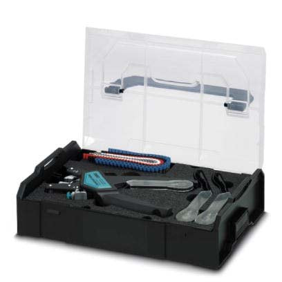 Phoenix Contact - Presswerkzeug Kabelschuhe/Verbinder, Aderendhülsen, Schirmanschluss Werkzeugkoffer CRIMPFOX 4 IN 1 SET
