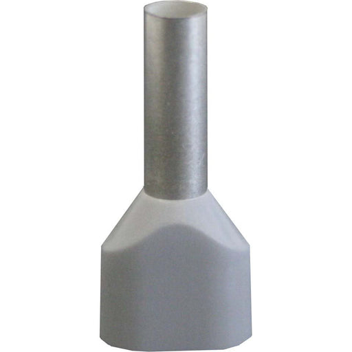 Zoller+Fröhlich - Aderendhülse V30AE001148 2x4,00/12N grau − 100 Stück