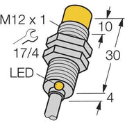 Turck - Induktiver Näherungsschalter Sensor NI5-G12-Y1 induktiv