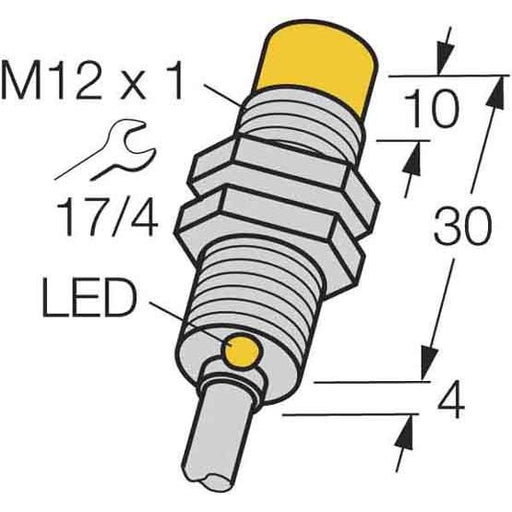 Turck - Induktiver Näherungsschalter Sensor NI5-G12-Y1 induktiv