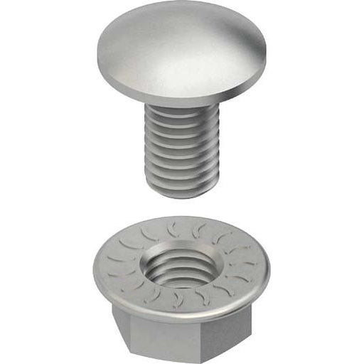 Niedax - Maschinenschraube/Bolzen Schraube FLM 6X12 Flachrundkopf