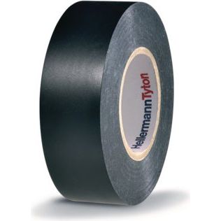 HellermannTyton - Klebeband PVC Isolierband Flex 15-BK19x25m schwarz