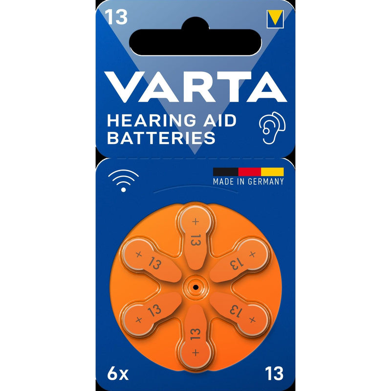 Varta Cons.Varta - Batterie Hörgerätebatterie VARTAHearAidB13 Bli6 Batteries 13