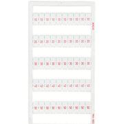 WAGO - Klemmenmarkierung WMB-Bezeichnungssystem 793-553 W: 10-50 (20x) − 5 Stück