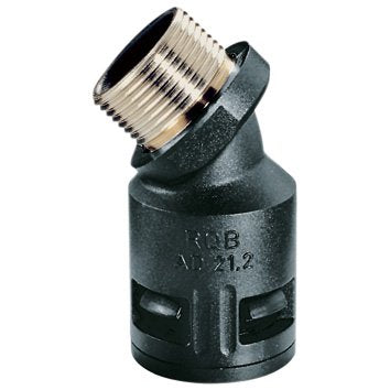 Flexa - Kunststoff-Wellschlauch-Verschraubung Schnellverschraubung RQBK45P, AD28,5PG21 AD 28,5, PG 21 − 25 Stück
