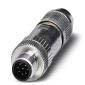 Phoenix Contact - Rundsteckverbinder, feldkonfektionierbar (Industriesteckverbinder) Bussystem-Steckverbinder SACC-M12MS-8Q SH Stecker gerade 8p