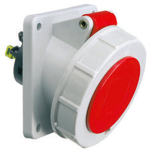 Bals Elektrotech - CEE-Anbausteckdose (IEC 60309) Anbausteckdose geneigt 32A 12821 4p 400V 6h IP67