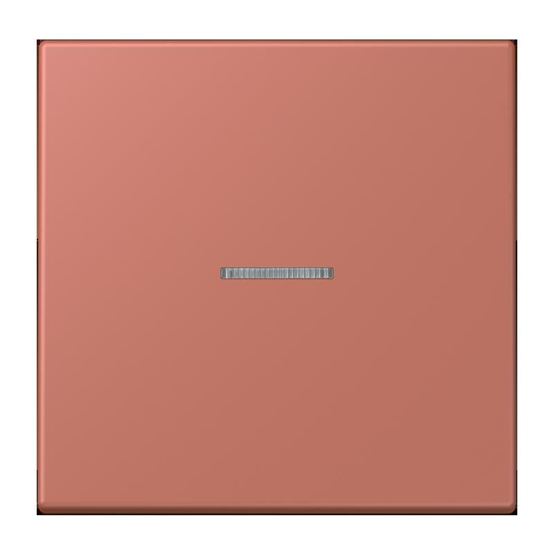 Jung - Bedienelement intelligent Taster 1fach BT LC 17101 236 terre sienne brique