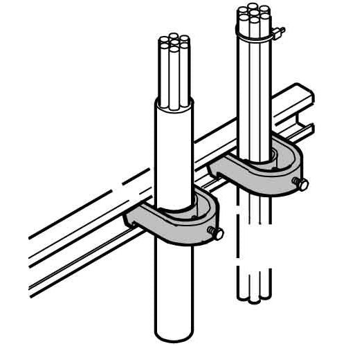 Schroff - Befestigungsschelle für Kabel/Rohre Schelle 20114729 (VE10)