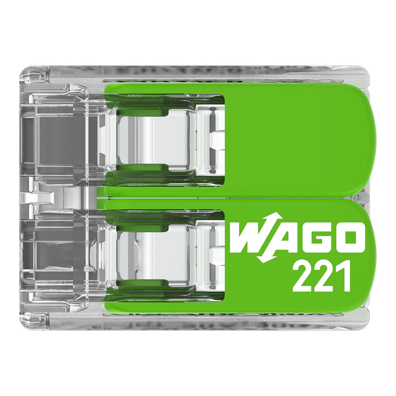WAGO - Steckklemme Verbindungsklemme 221-422 − 100 Stück