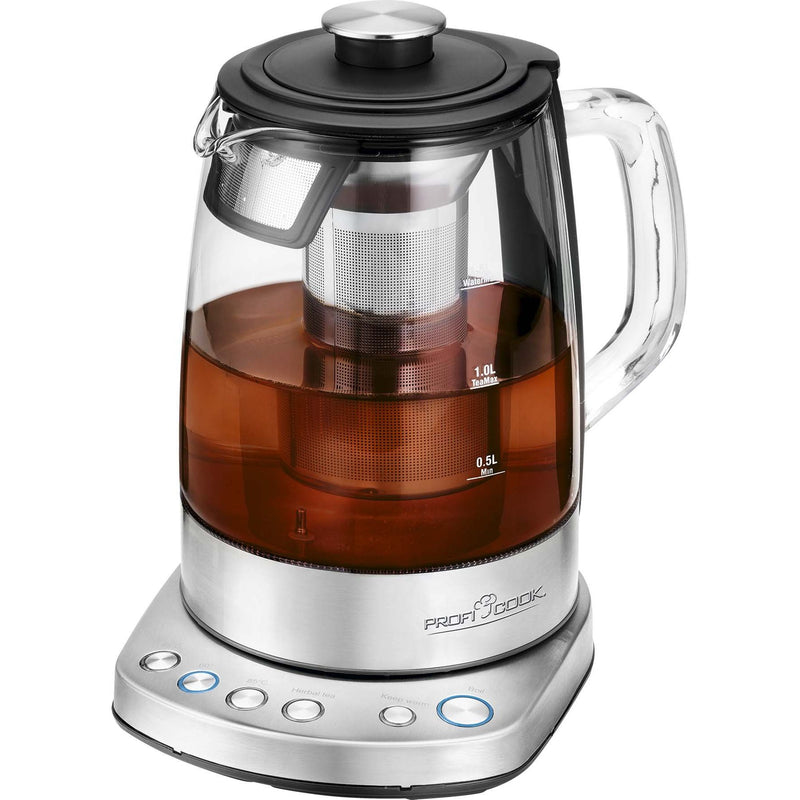 PROFICOOK - Wasserkocher Teebereiter/Wasserkocher PC-WKS1167G eds Glas,WiFi,WLAN