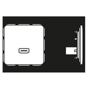 Jung - Multifunktions-Anschlussdose Multimediadose HDMI MA CD 1112 WW alpinweiß