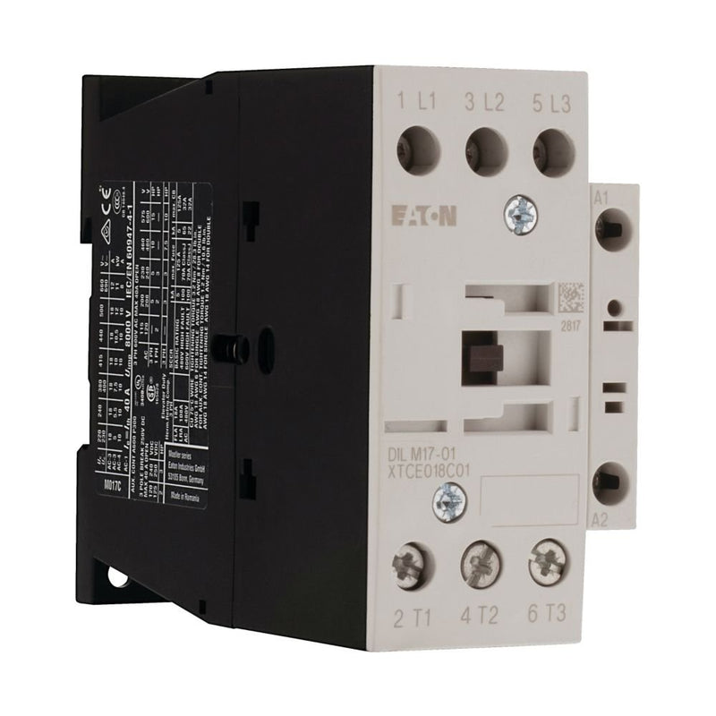 Eaton - Leistungsschütz zum Schalten von Wechselstrom Leistungsschütz DILM17-01(230V50/60H 1Ö 7,5kW/400V,AC