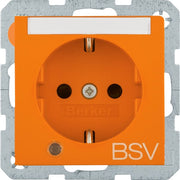 Berker - Steckdose Schuko 41108924 Aufdr.BSV,S.1 or gl