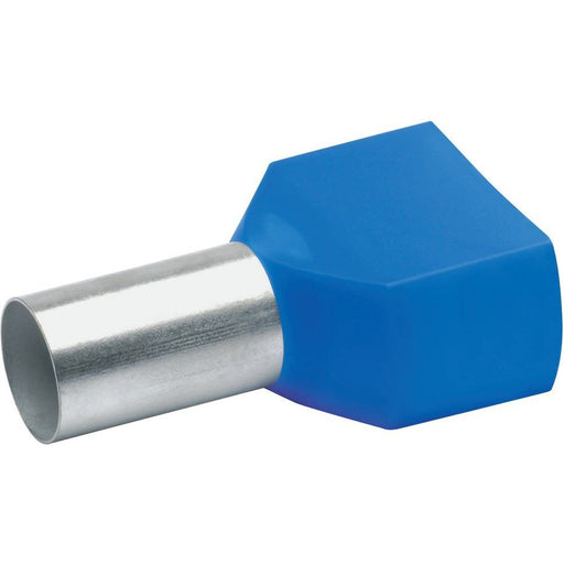 Klauke - Aderendhülse Zwillings-Aderendhülse 87714 2x16qmm bl isol. − 100 Stück