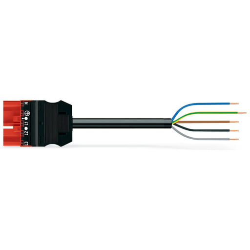 WAGO - Konfektionierte Leitung für steckbare Gebäudeinstallation konfekt. Anschlussleitung 771-9975/217-301 Eca,Stecker