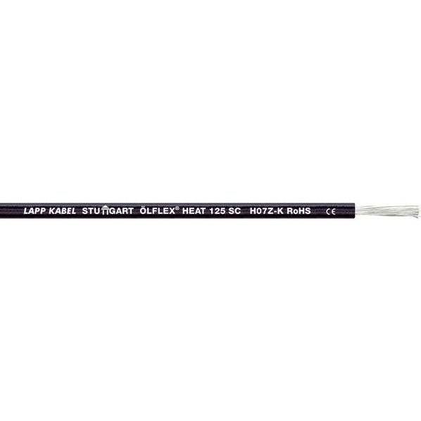Lapp Kabel&Leitung - Energiekabel < 1 kV, für feste Verlegung ÖLFLEX HEAT 125 SC 1X10 BK 1239001/100 − 100 Meter