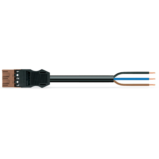 WAGO - Konfektionierte Leitung für steckbare Gebäudeinstallation konfekt. Anschlussleitung 771-9973/206-704 Eca,Stecker