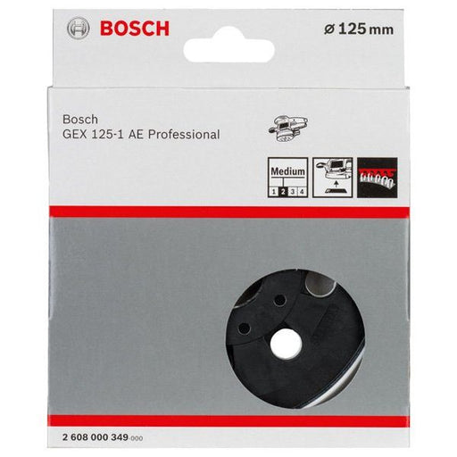 Bosch - Stützteller für Schleifwerkzeug Schleifteller 2608000349 Mittel, 125 mm