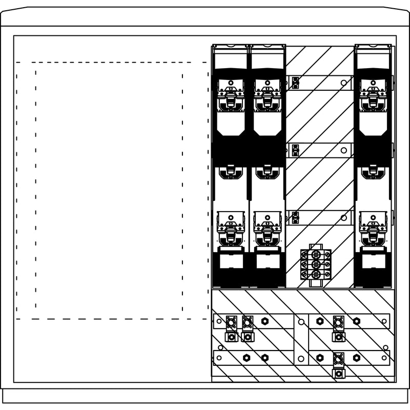 Elsta Mosdorfer - Zähler-Komplettschrank Wandlerschrank Freiluft WS824.W3.N2121 WS A850-2 W3 400A