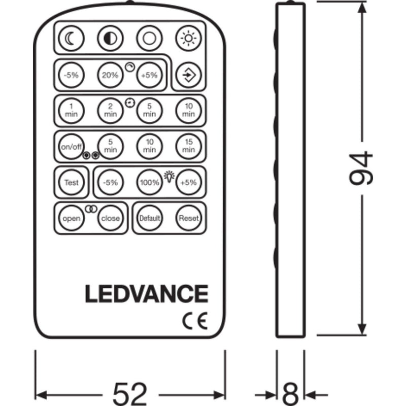 Ledvance - Bewegungsmelder-Sensor Fernbedienung CONN. SENSOR REMOTE