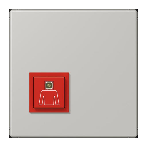 Jung - Behindertenelement für Installationsschalterprogramme Notrufsystem Ruftaster NRS LC 0834 RT 205 gris clair 31