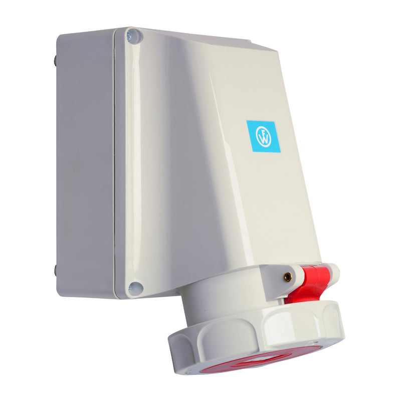 Walther Werke - CEE-Steckdose (IEC 60309) Wasserdichte Wandsteckdose 169P 63A 5P 6h − 2 Stück