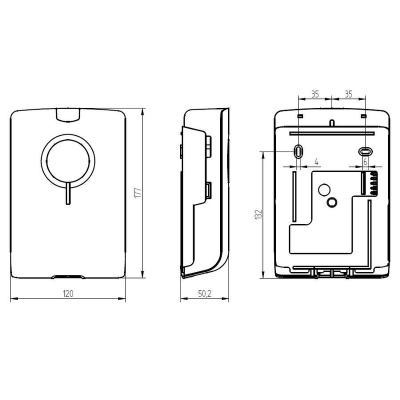 Grothe - Gong Elektronikgong CROMA 150 SW schwarz