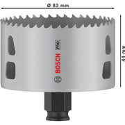 Bosch - Lochsäge PRO Multi Material PC Plus 2608594404 Lochsäge, 83 mm