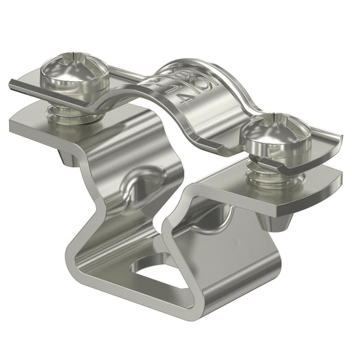 OBO Bettermann - Befestigungsschelle für Kabel/Rohre Abstandschelle ASL 733 14 A4 mit Langloch 12-14mm − 25 Stück