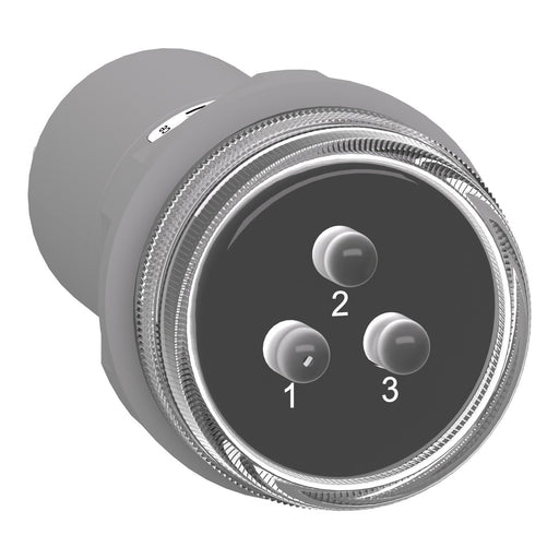 Schneider Electric - Leuchtmelder, Komplettgerät 3-Phasen-Leuchtmelder XB5EV57K4 400VAC LED bunt