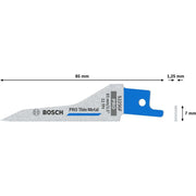 Bosch - Säbelsägeblatt PRO Thin Metal S325GF 2608658987VE(5) Säbelsägeblatt 1,25 − 5 Packung