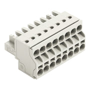 WAGO - Kabelsteckverbinder für Leiterplattensteckverbinder 2-Leiter-Federleiste 721-2108/026-000 CAGECLAMP,2,5mm²,lgr − 50 Stück