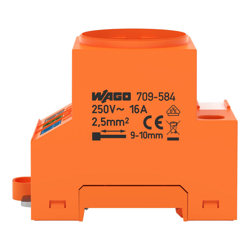 WAGO GmbH & Co. KG - Steckdose Reiheneinbau Schaltschrank-Steckdose 709-584  − 1 Stück