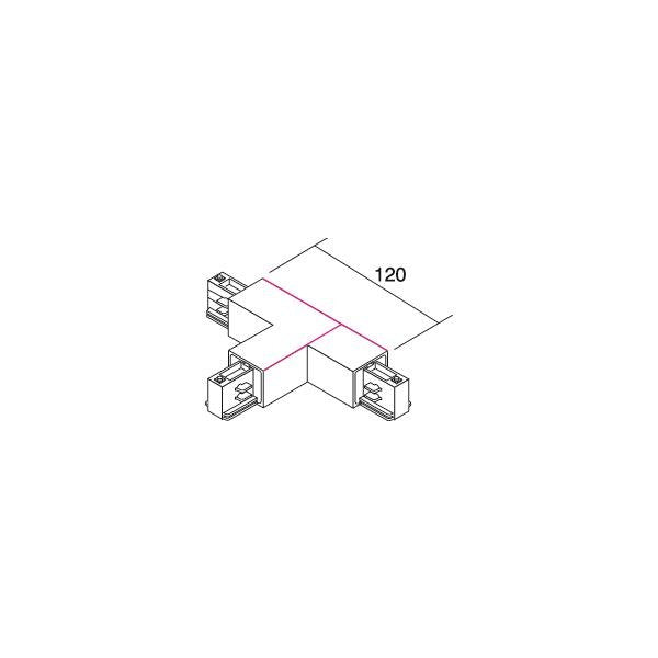 Brumberg Leuchten - Elektrisches Zubehör/Ersatzteile für Leuchten T-Verbinder 88128080 sw, Schutzleiter rts