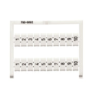 WAGO - Klemmenmarkierung WMB-Bezeichnungssystem 793-5602 S:1-10(10X) − 5 Stück