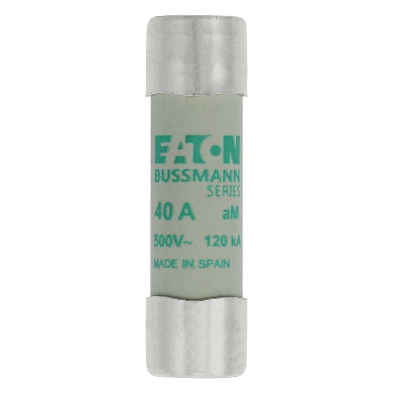 Eaton - Zylindrische Sicherung Sicherungseinsatz Nieders. CYLINDRICA#C14M40 40A AC 500V 120kA − 10 Stück