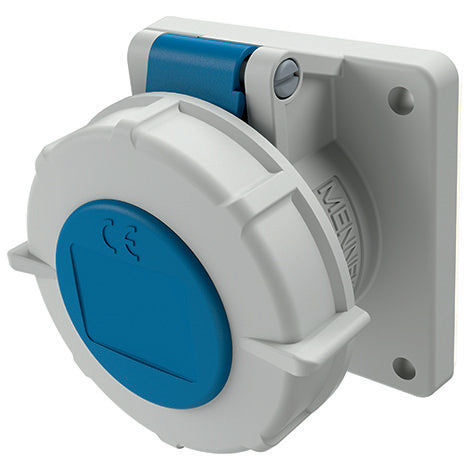 Mennekes - CEE-Anbausteckdose (IEC 60309) Anbaudose TwinContact 1708 16A,3p,6h,230V,IP67