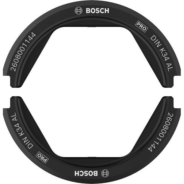 Bosch - Einsatz für Presswerkzeug Kabelschuhe/Verbinder, Aderendhülsen, Schirmanschluss PRO Presseinsatz, K34 AL, 2608001144 300 mm², Aluminiume