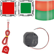 Merten - Behindertenelement für Installationsschalterprogramme Notrufset m. ZSLeuchte MEG4849-0300