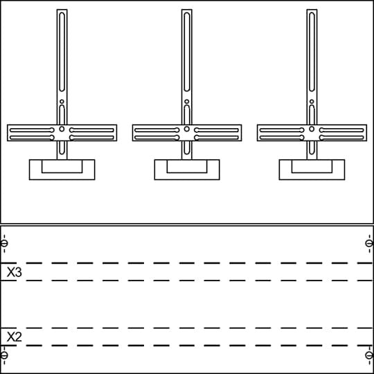 Striebel&amp;John - Zählerfeld WA-Meßplatte KF445SB − 1 Stück
