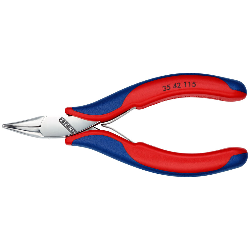 Knipex - Spezialwerkzeug für Kommunikationstechnik Elektronik-Greifzange 35 42 115 spiegelpoliert,115mm