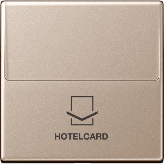 Jung - Abdeckung/Bedienelement für Installationsschalterprogramme Hotelcard-Schalter champ. A 590 CARD CH o. Schalter-Einsatz