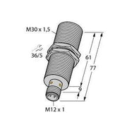 Turck - Induktiver Näherungsschalter Sensor BI10-M30E-VP4X-H1141 induktiv − 1 Stück